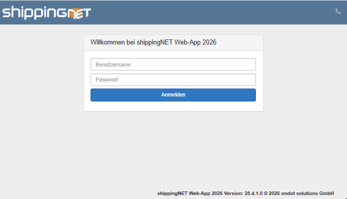 Shipnet Software Shell Login Release Notes von shippingNET | shippingNET