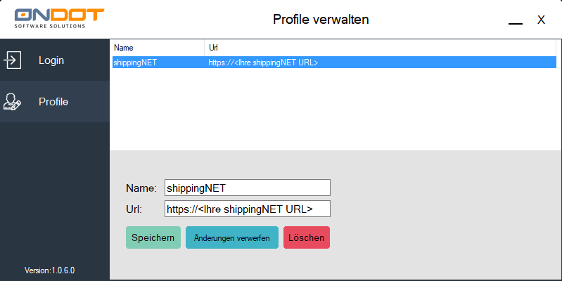 Mobile Profile verwalten Mobile Profile verwalten