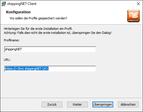 Mobile Installation Standard Profil