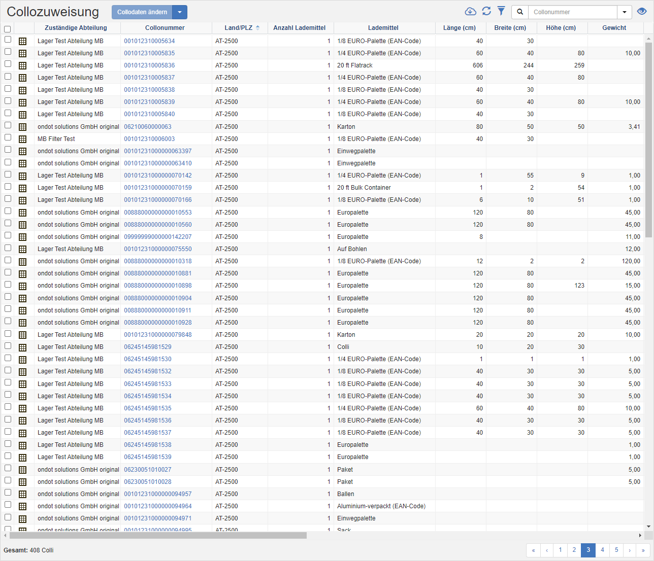 Collozuweisung Collozuweisung