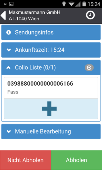 Shipment-Pickup-Colli-Capture