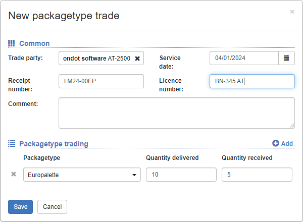 Add Loading Equipment Exchange