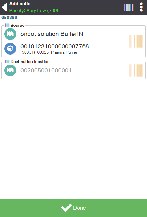 Driving Orders - Store Collo