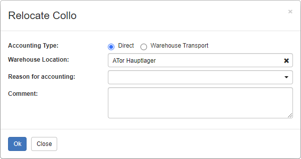 Relocate Collo directly